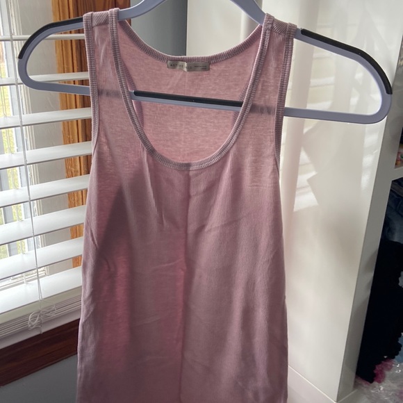 Basic Pink Razor Back Tank - Picture 1 of 4